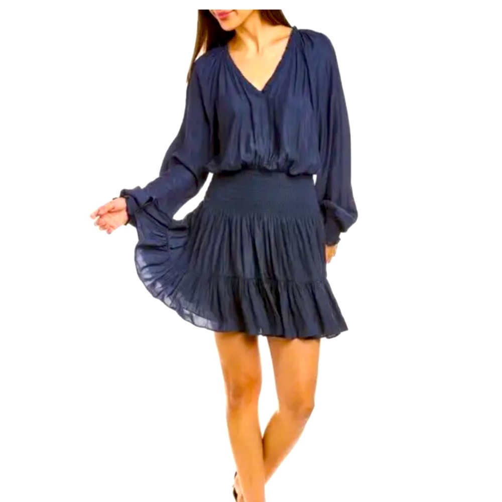 Ramy Brook Shift Dress Navy Blue NWT Size Small
